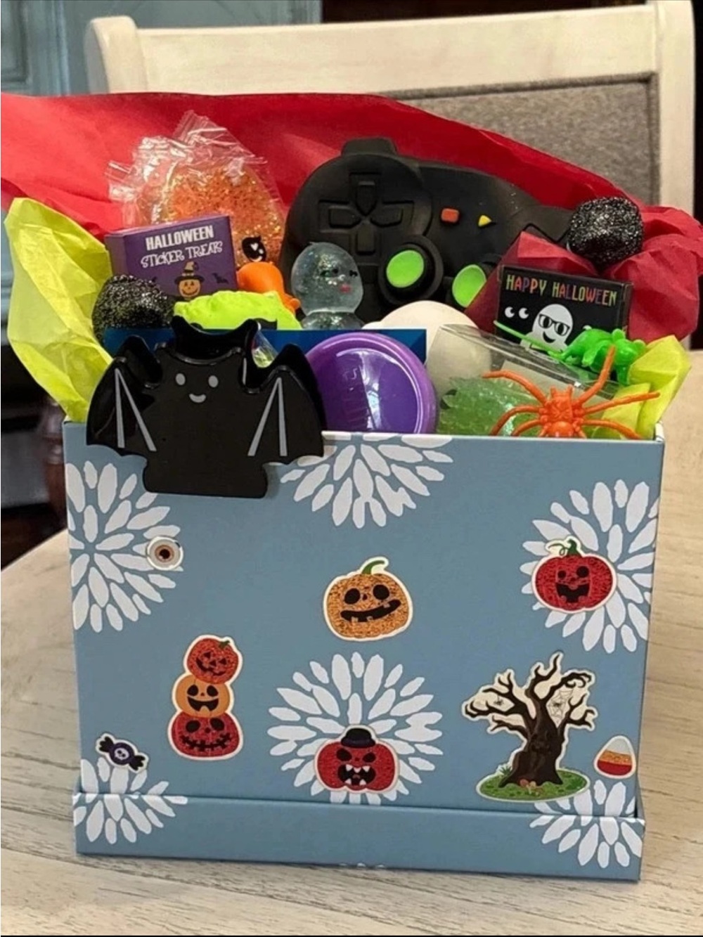 Kids Halloween Boo Box - Blue